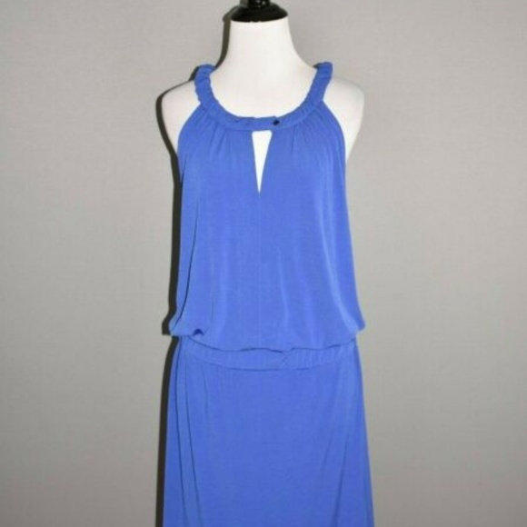 Banana Republic Women's Sleeveless Blue Dress - Picture 1 of 5